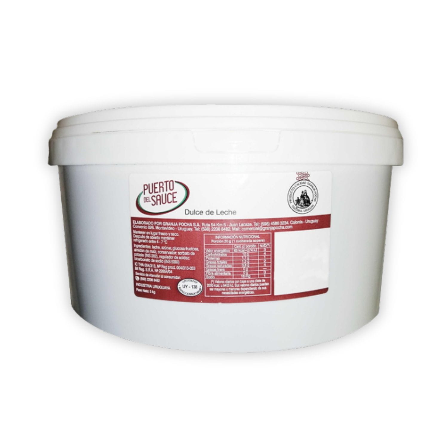 Dulce de Leche Puerto del Sauce Cremoso 5kg