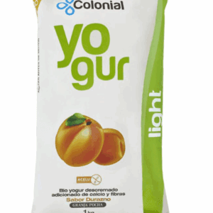 Yogur semidescremado light durazno Colonia 1 lt