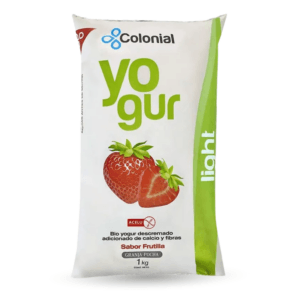 Yogur Semidescremado Light Frutilla Colonial 1L