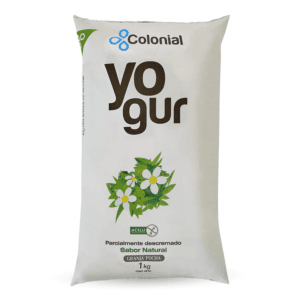 Yogur Semidescremado Natural Colonial 1L