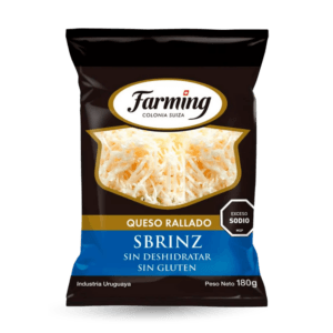 Queso Sbrinz Rallado Grueso Farming 180g