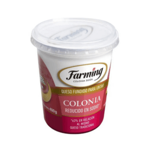 Queso Untable Colonia Bajo Sodio Farming 400g