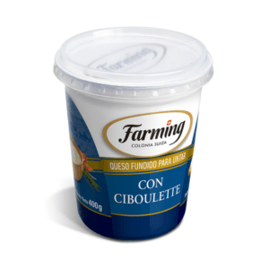 Queso Untable Con Ciboulette Farming 400g