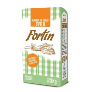 Harina 0 Fortín 1kg (funda x 12 unidades)