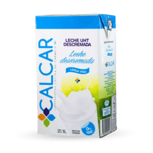 Leche UHT Descremada Calcar 1L (12 unidades)