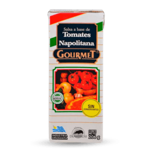 Salsa de Tomate Napolitana Gourmet 206g (caja x 24 unidades)