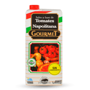 Salsa de Tomate Napolitana Gourmet 1kg (caja x 12 unidades)