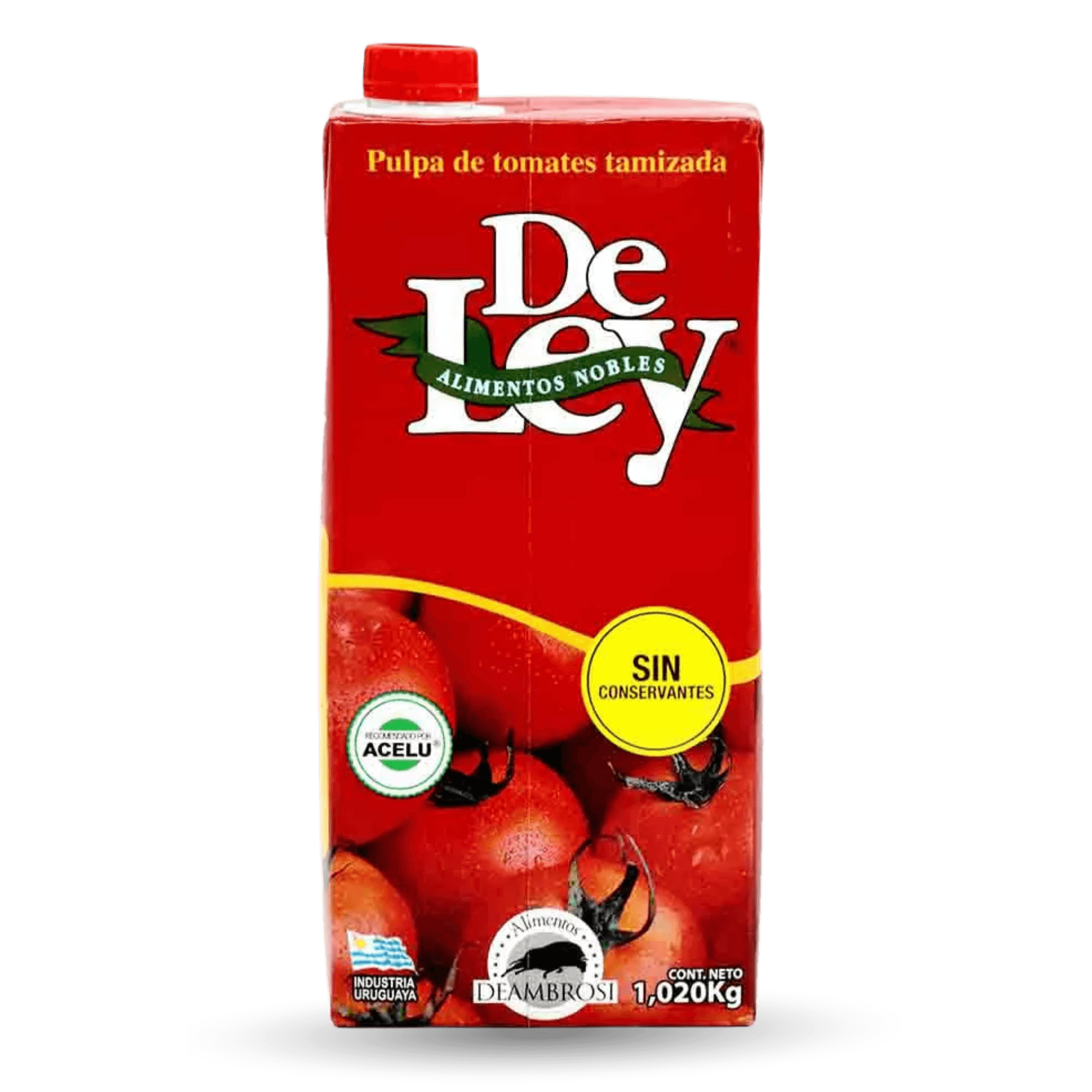 Pulpa de Tomate Tamizada De Ley 1kg (caja x 12 unidades)