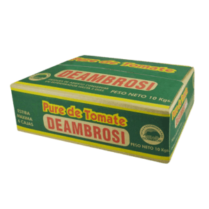 Puré de Tomate Deambrosi 10kg (4 unidades x 2,5kg)
