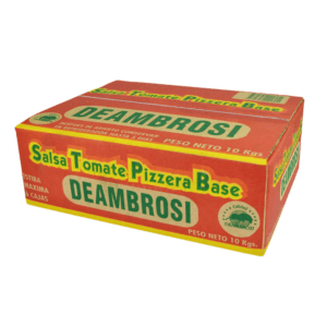 Salsa de Tomate Pizzera Deambrosi 10kg (4 unidades x 2,5kg)