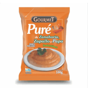 Puré de Zanahoria, Zapallo y Papa Gourmet 100g (caja x 12 unidades)