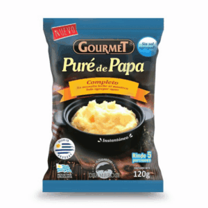 Puré de Papa Completo Sin Sal Gourmet 120g (caja x 12 unidades)