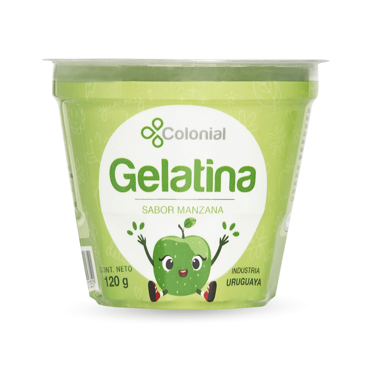 Gelatina Sabor Manzana 120g