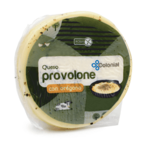 Queso Provolone/Parrillero 2 Fetas Con Orégano Colonial 250g