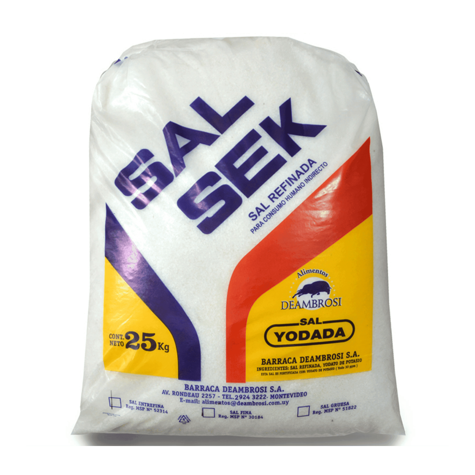 Sal Sek Entrefina Bolsa 25kg