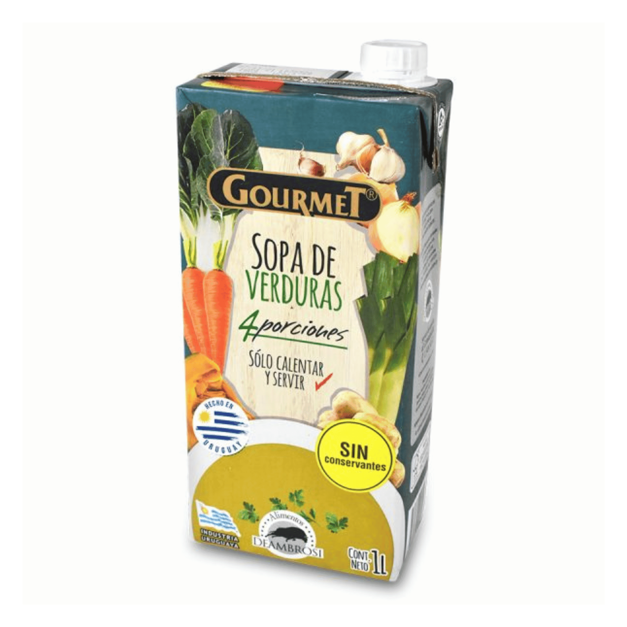 Sopa de Verduras Gourmet 1L (caja x 12 unidades)
