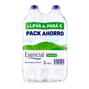 Agua Esencial 2 Lt - Pack x 4
