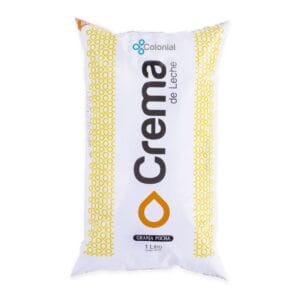Crema de leche Colonial 1 lt - cajon x 25