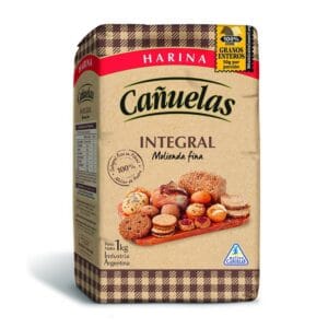 Harina 100% Integral Cañuelas 1 Kg (funda x 10 u)