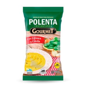 Polenta Gourmet Espinaca y Cebolla 400grs - caja x 12